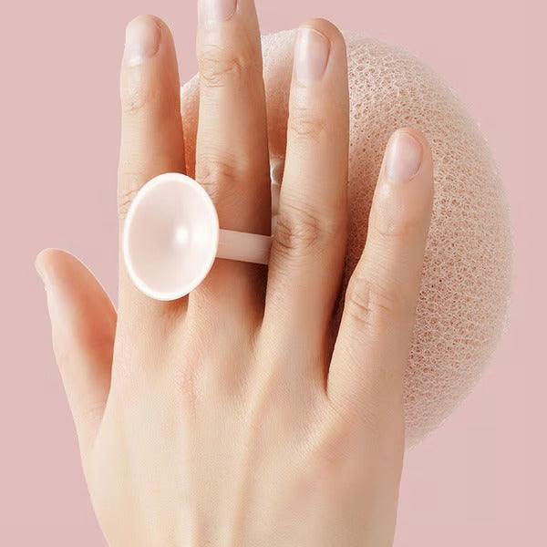 Soft Sunflower Suction Bath Ball for Gentle Cleansing