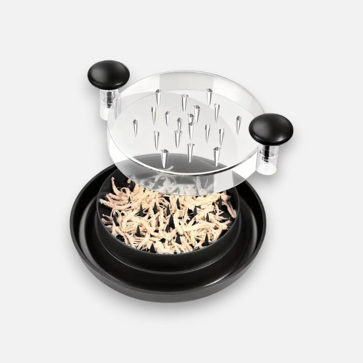 ChefEase™ Meat Shredder with Clear Lid for Easy Pulled Meat