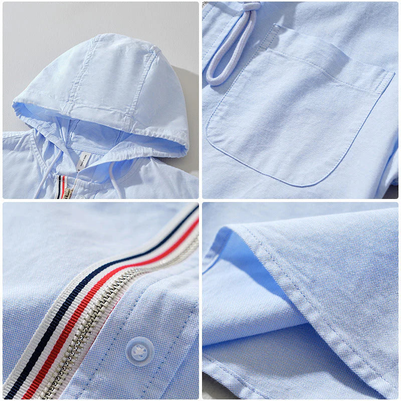 Casual Linen Hoodie for Lightweight Comfort