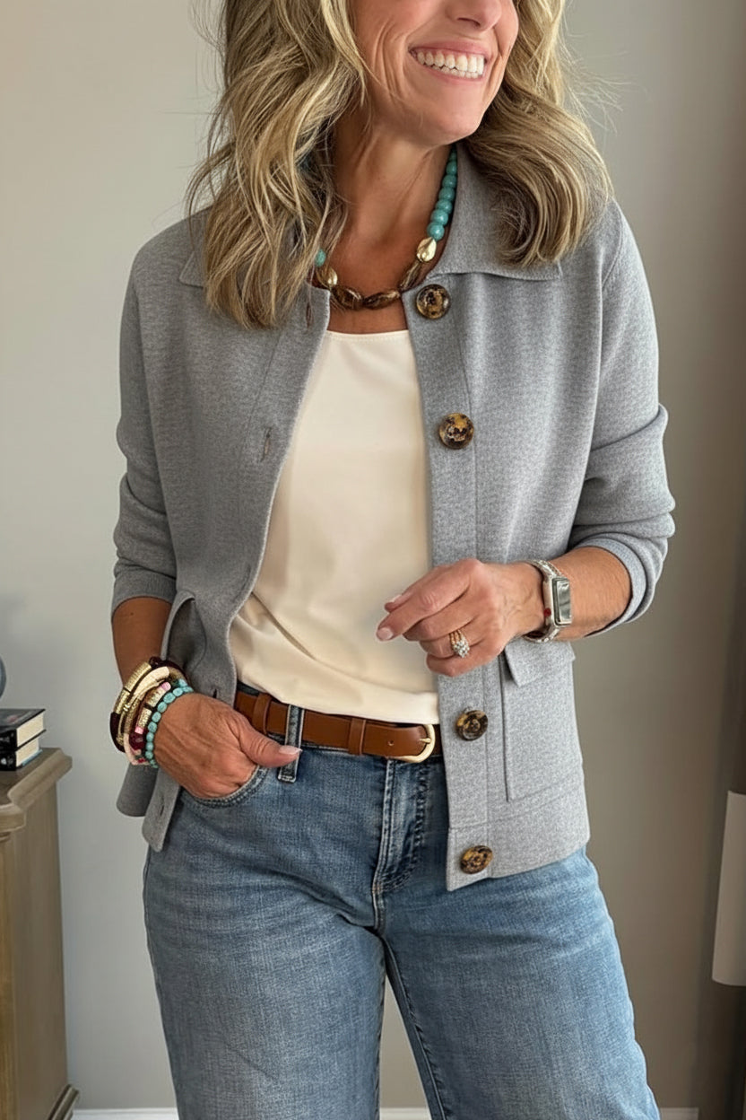 Casual Lapel Pocket Jacket