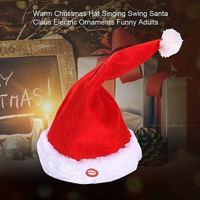 CheerCap™ - Singing & Dancing Electric Santa Hat for Holiday Fun