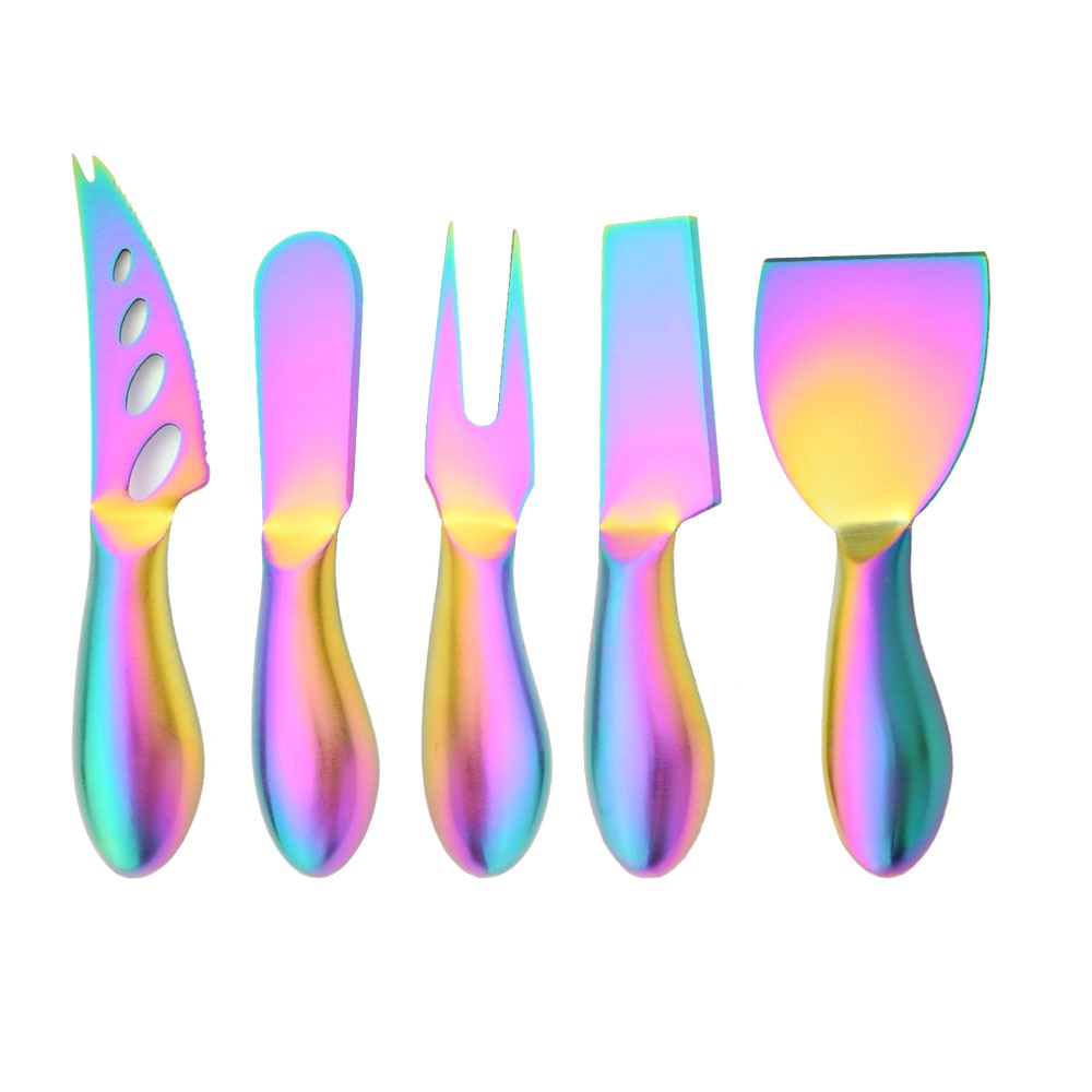 Elegant Stainless Steel Cheese Knife Set for Entertaining