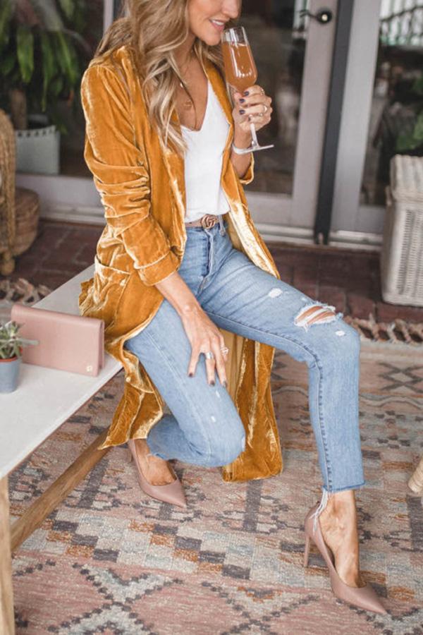 Velvet Kimono Coat for Cozy Stylish Layers