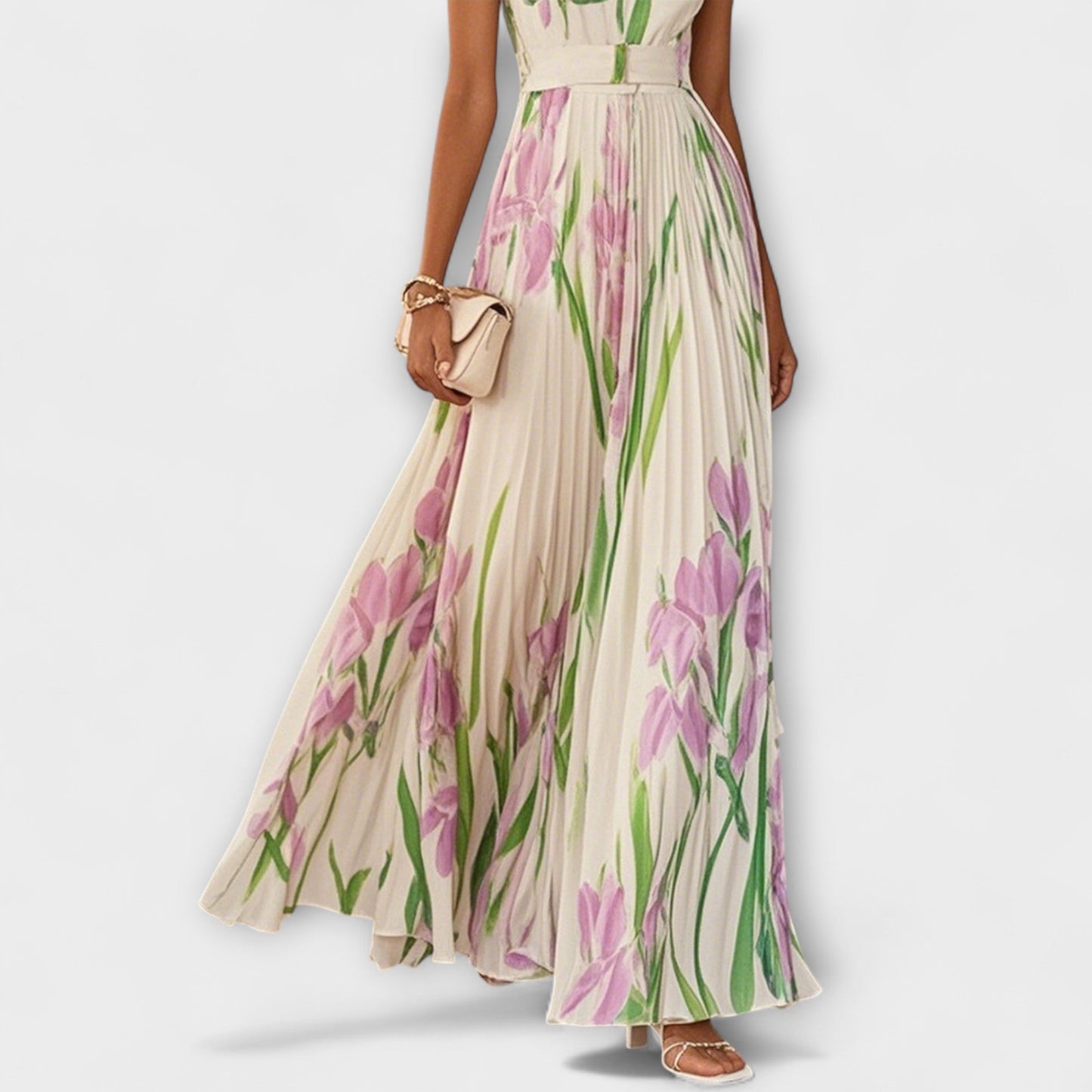 Flowy Chiffon Maxi Dress