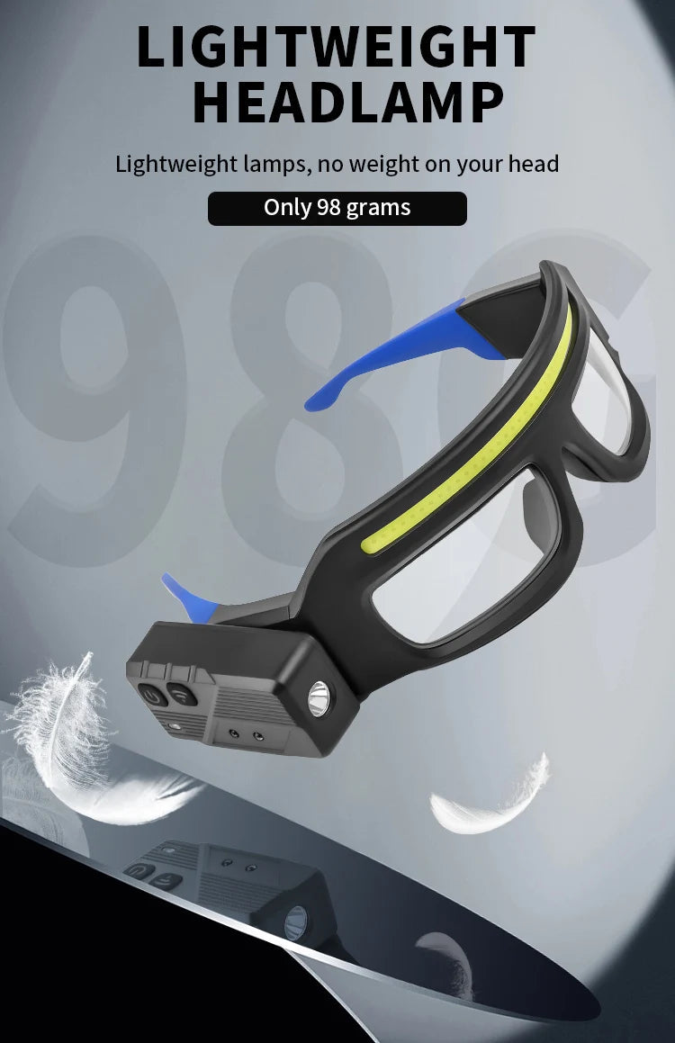 LumaGuard™ - Rechargeable LED Safety Glasses for Outdoor & Work