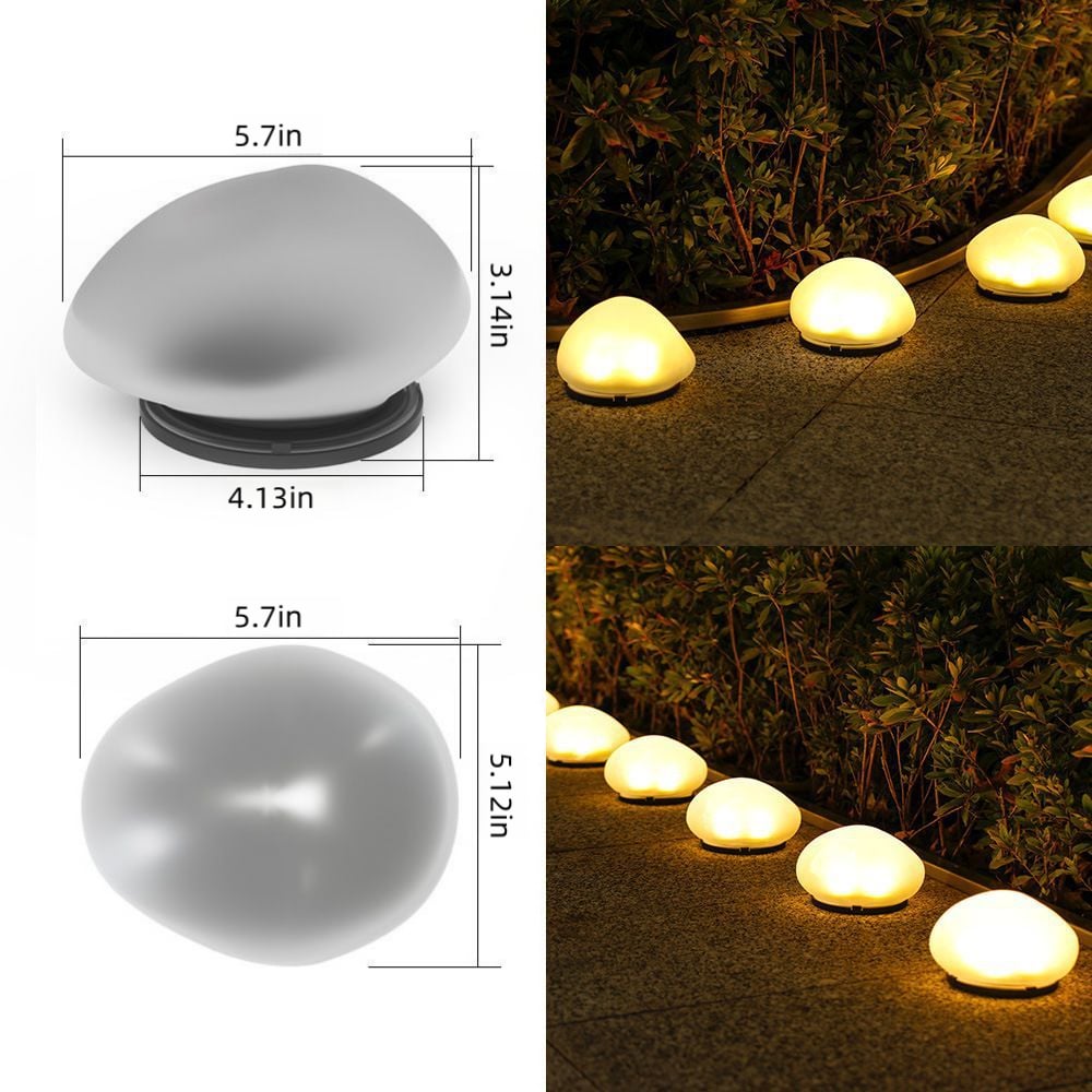 LumaGlow™ - Solar Stone Garden Light
