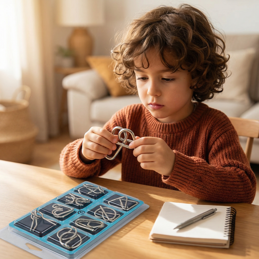 MindMetal - Boost Brainpower Anywhere with a Compact Puzzle Ring