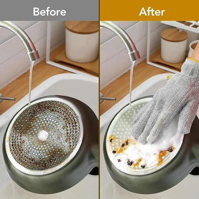 CleanGuard™ - Waterproof Aluminum Dishwashing Gloves