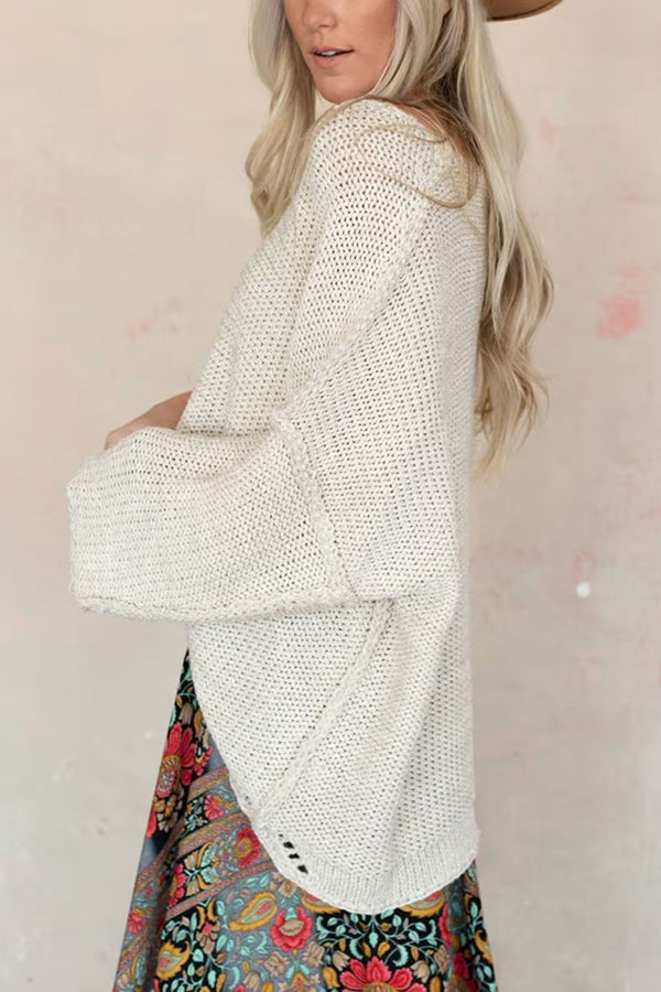 Cozy Knit Round Neck Sweater