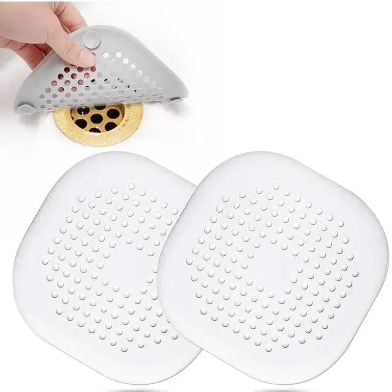 AquaFlow™ - Silicone Square Shower Drain Covers Set