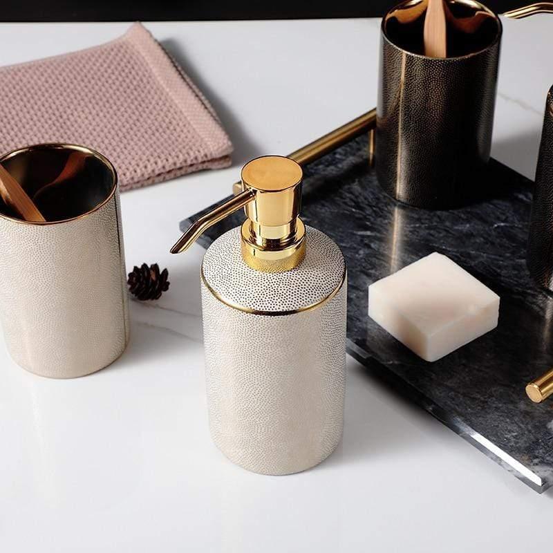 Modern Minimalist Bathroom Accessory Set
