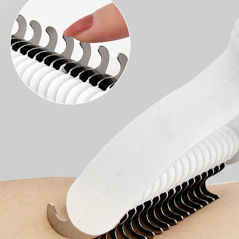 Durable Stainless Steel Detangling and Fur Care Comb