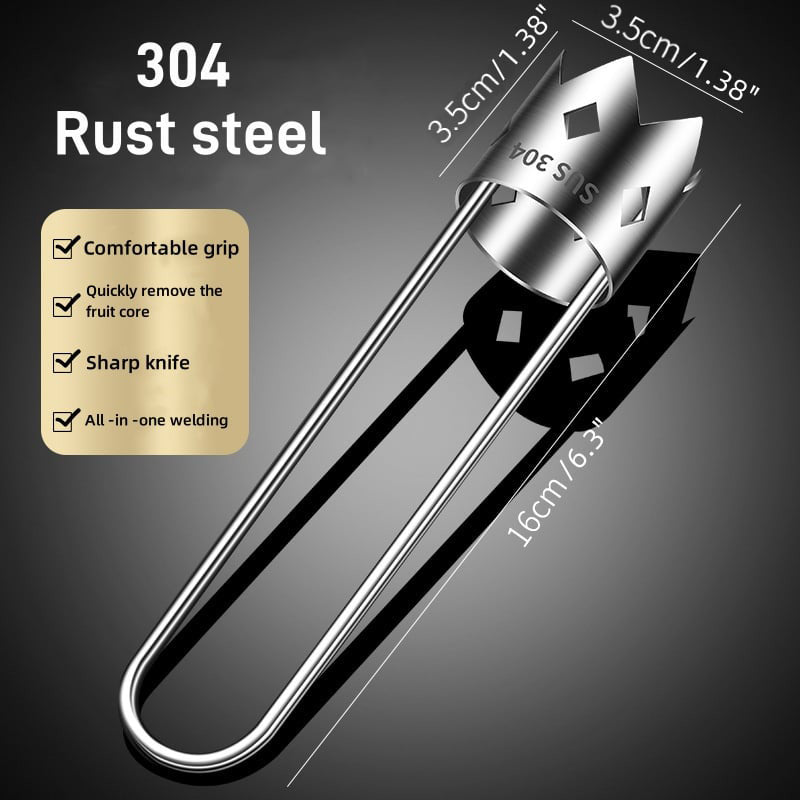 CoreEase™ - Universal Stainless Steel Fruit Corer for Easy Core Removal
