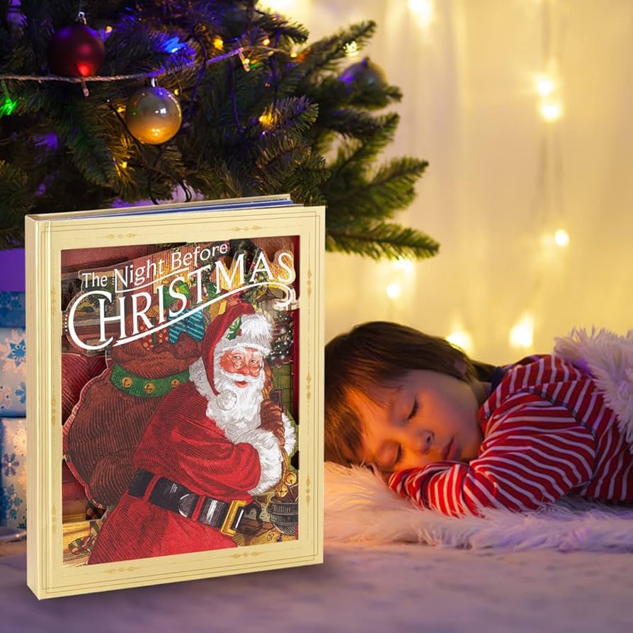 WonderTale™ - Whimsical Christmas Eve Pop-Up Book with Lights & Sound