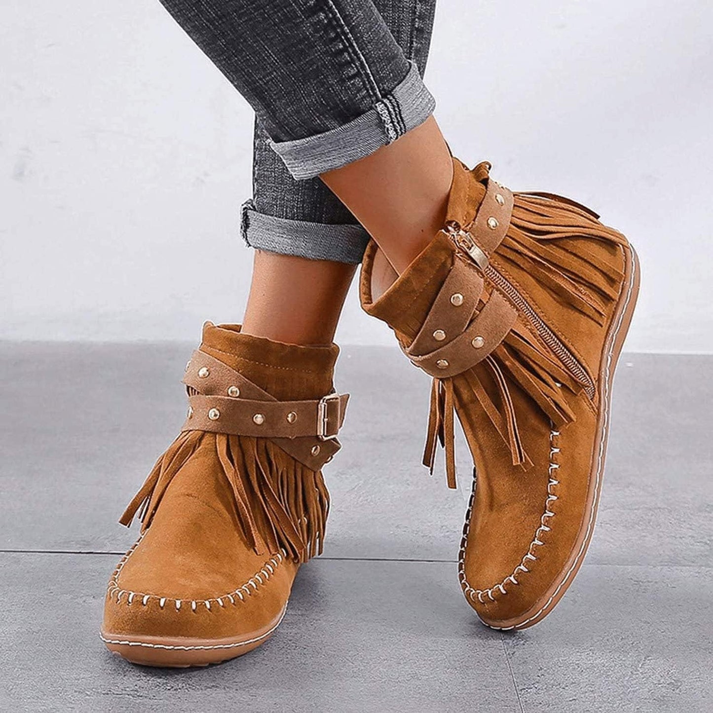Plush-Lined Women's Ankle Boot