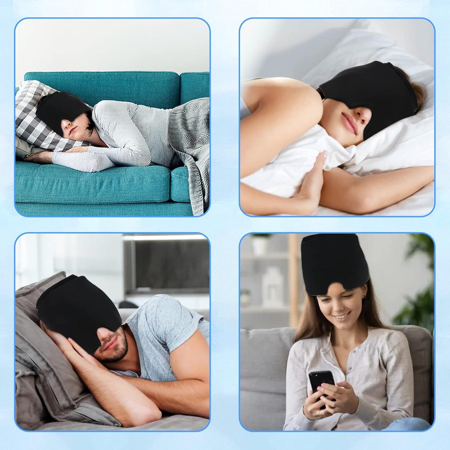 HeadEase - Fast Headache Relief with Soothing Cold & Heat Therapy