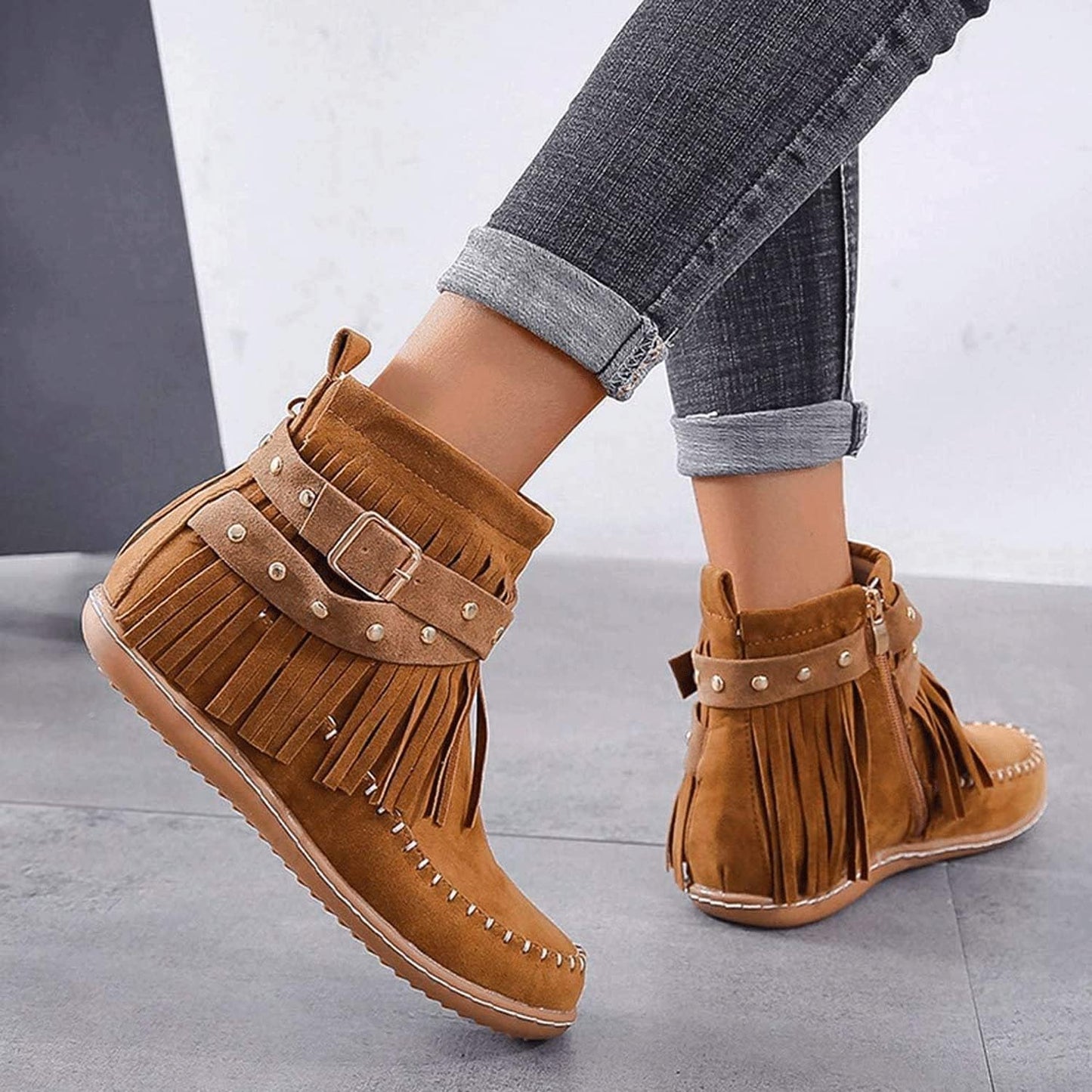 Plush-Lined Women's Ankle Boot