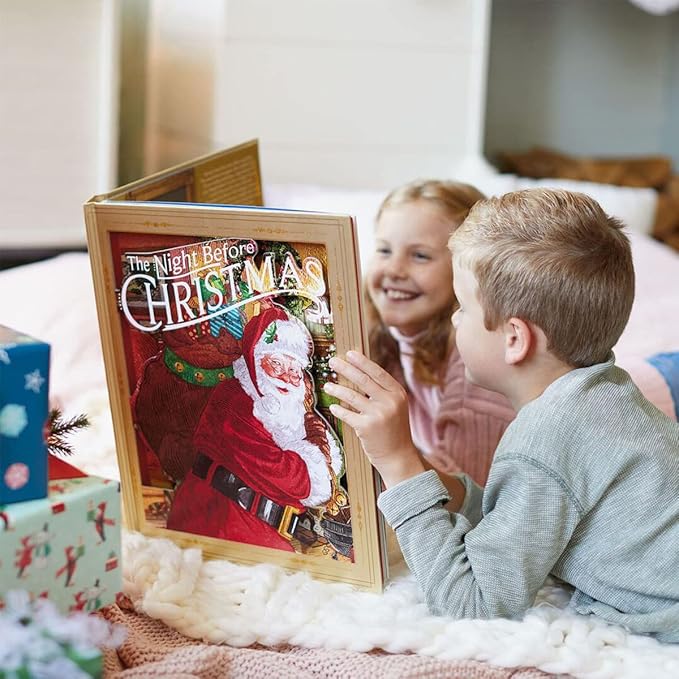 WonderTale™ - Whimsical Christmas Eve Pop-Up Book with Lights & Sound