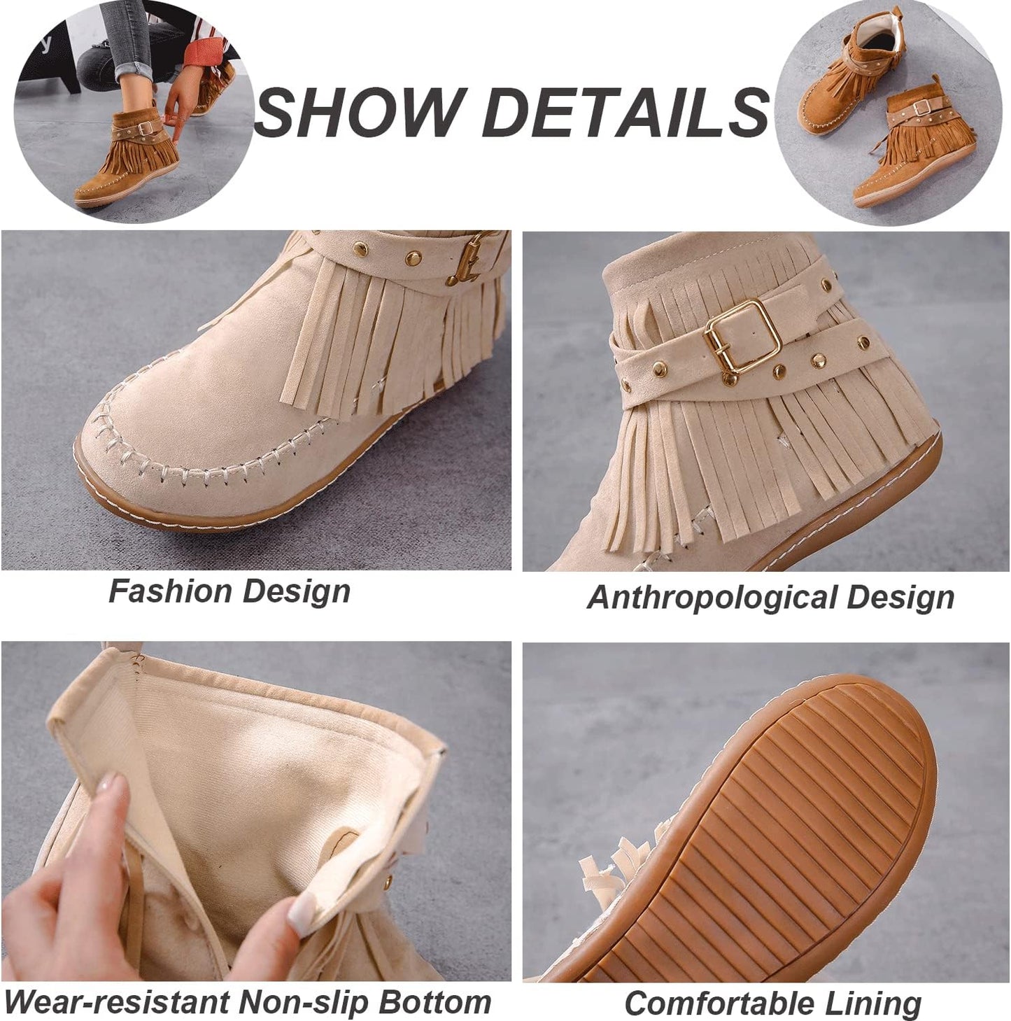Plush-Lined Women's Ankle Boot