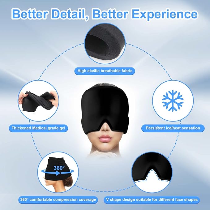 HeadEase - Fast Headache Relief with Soothing Cold & Heat Therapy