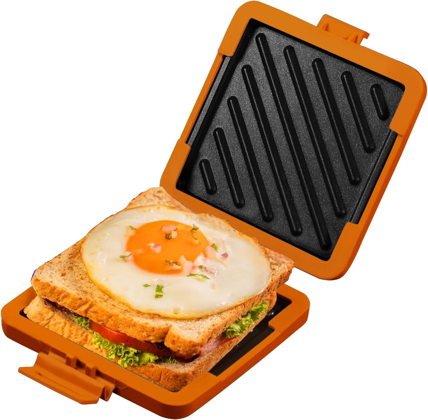 Compact Microwave Toastie Sandwich Maker for Quick Snacks