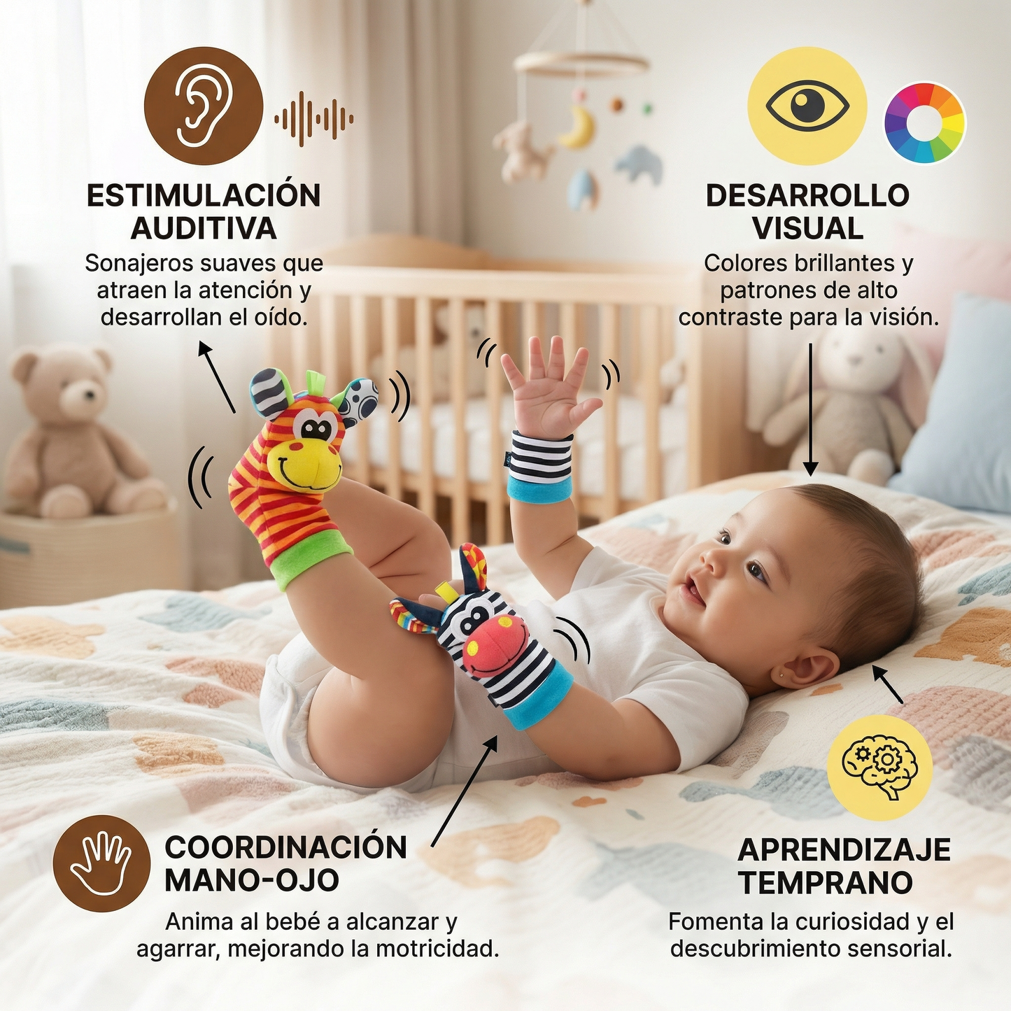 TinyTots WiggleWear - Boost Baby’s Motor Skills and Sensory Development