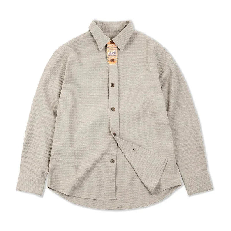 Timeless Stand Collar Shirt for Effortless Style