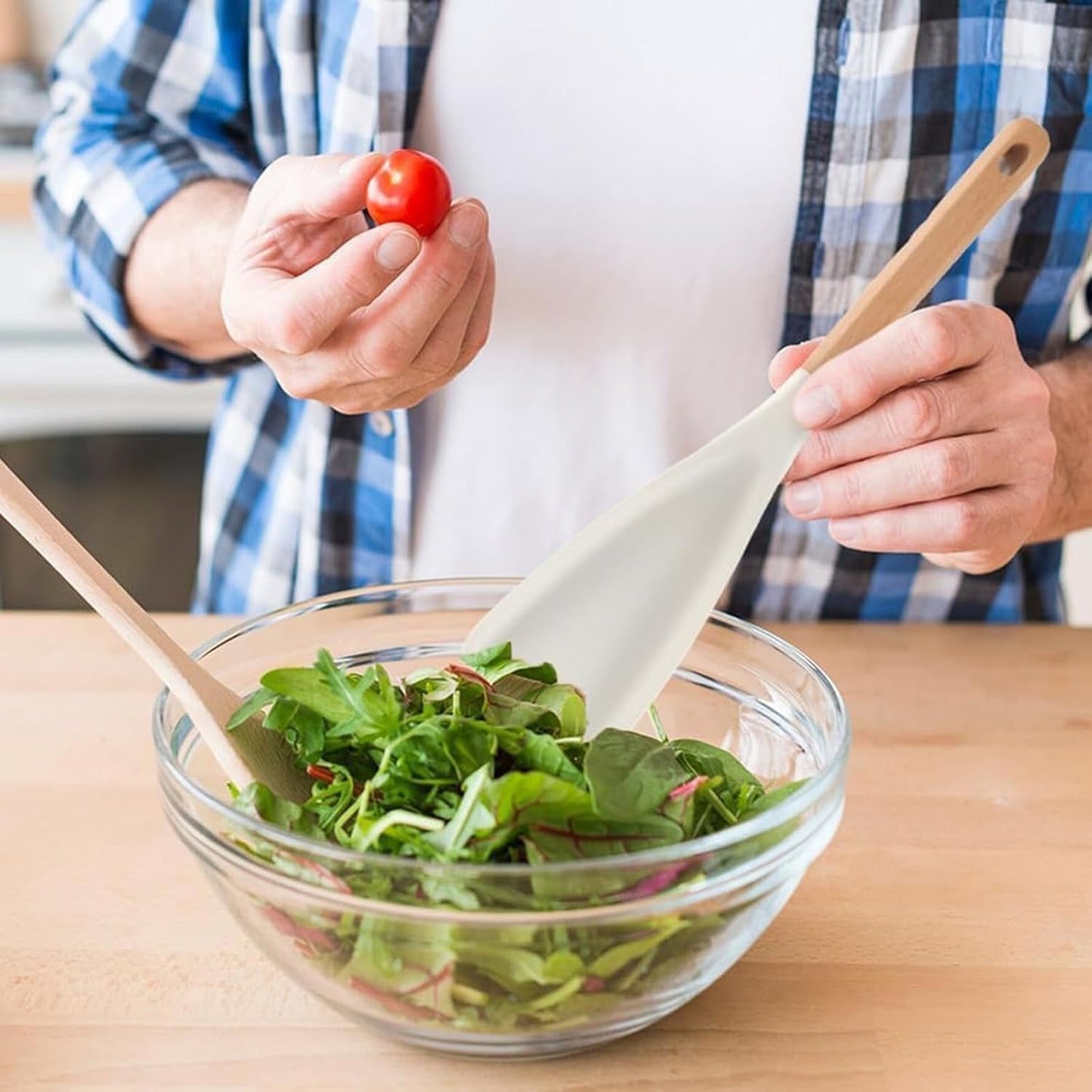 Versatile Kitchen Spoon Tool for Cooking and Serving