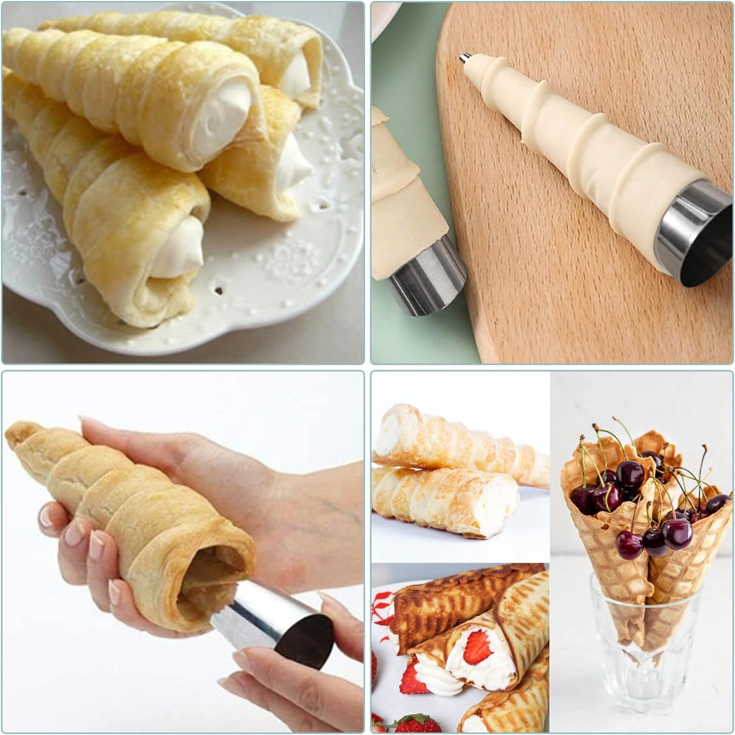 BakeRolls™ - Masterful Cannoli Mould Set for Authentic Home Baking