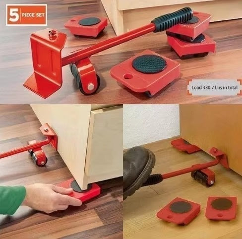 MoveEase™ 5-in-1 Heavy Furniture Mover Lifter & Shifter Tool