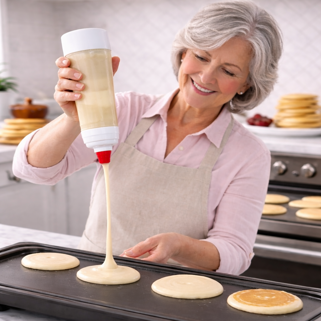BakeFlow - Spill-Free Batter Pouring for a Cleaner Kitchen