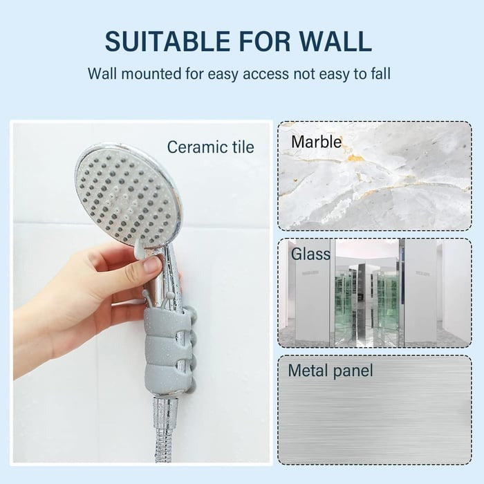 AquaGrip™ - Suction Cup Shower Head Holder