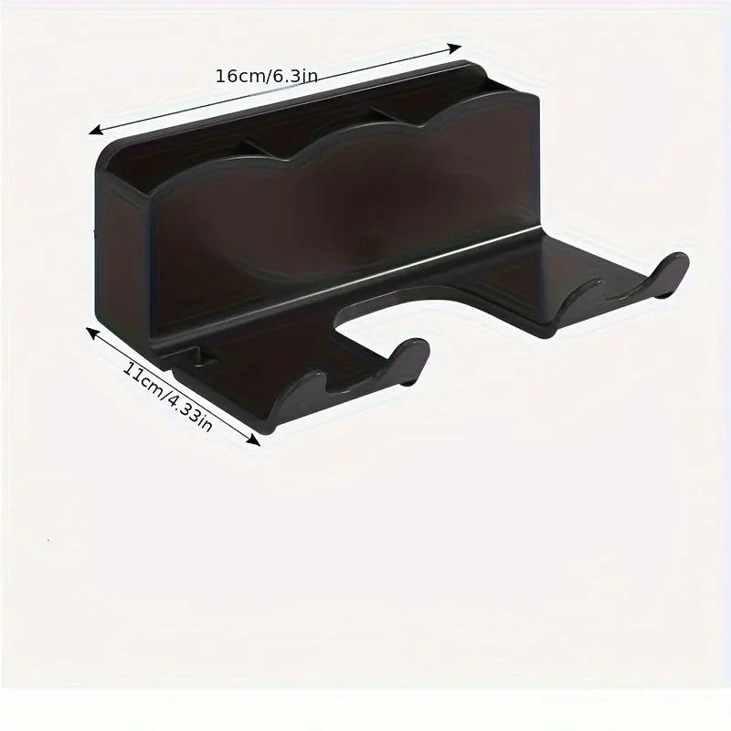 OrganizePro™ - Wall-Mounted Hair Dryer Holder Rack
