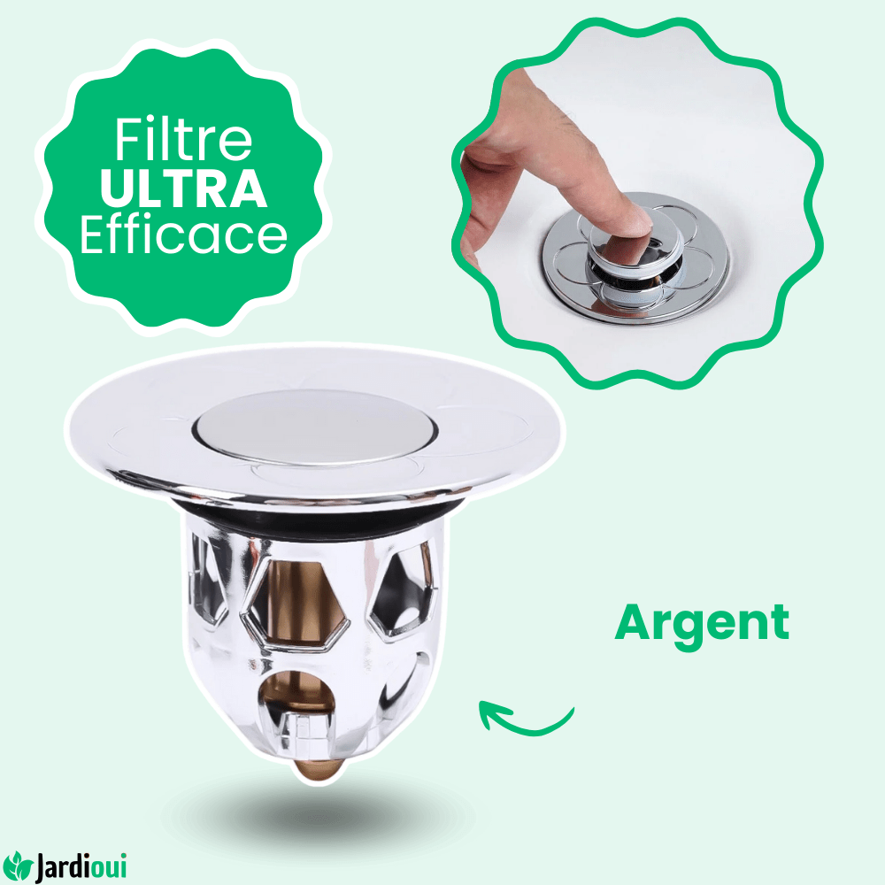AquaSeal™ - Spring-Action Sink Stopper