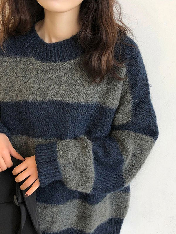 Cozy Elegant Oversized Knit Sweater for Women