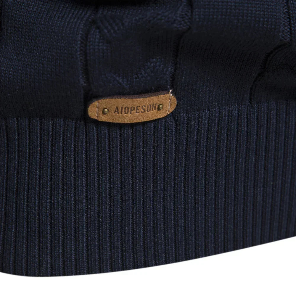 Retro Chic Knit Sweater for Men