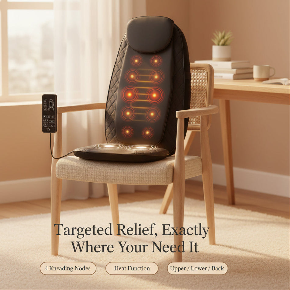 RelaxEase - Melt Away Back Pain with Deep Heat Massage