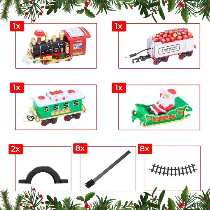CozyNest™ - Nostalgic Light & Music Christmas Tree Train