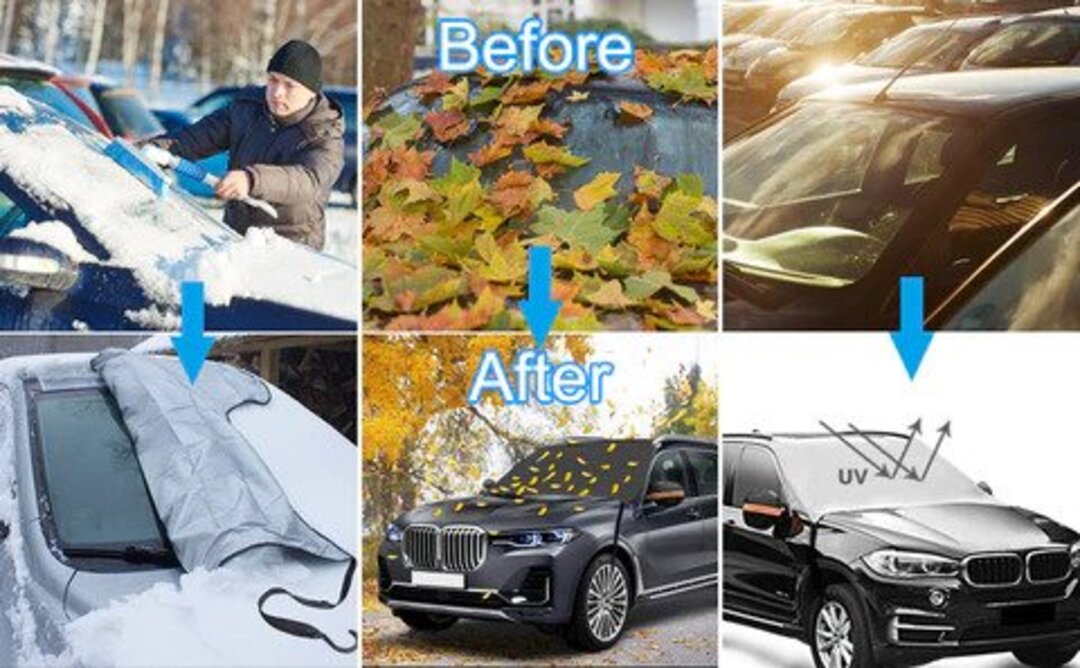 Magnetic Frost Protection Car Windshield Cover