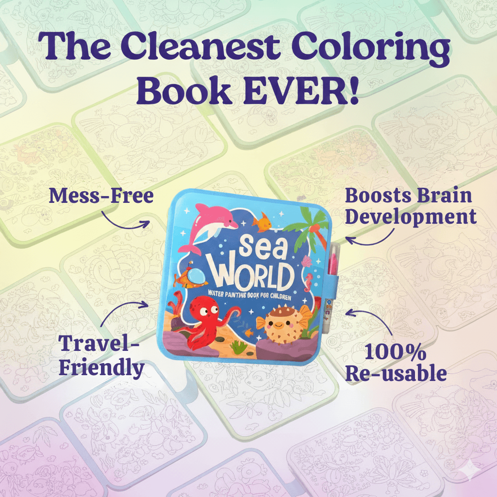 SplashJoy - Mess-Free Coloring Fun that Fades and Repeats