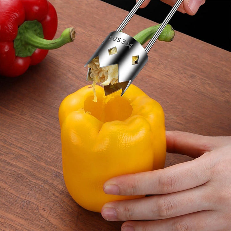 CoreEase™ - Universal Stainless Steel Fruit Corer for Easy Core Removal