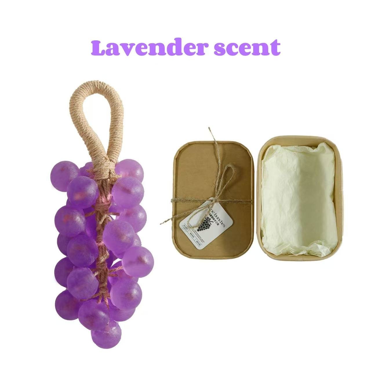 LuxeGlow™ - Handmade Crystal Grape Cleansing Soap