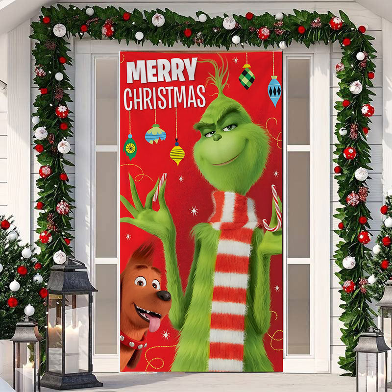 LusailStore™ - Festive Christmas Door Sticker Decor