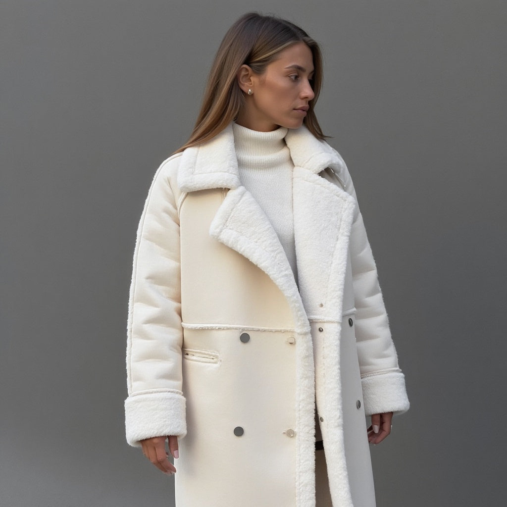 Luxeon™ - Elegant Suede Winter Coat