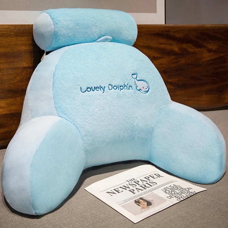 SupportHugger™ - Contoured Lumbar Pillow for Sofa & Bed Comfort