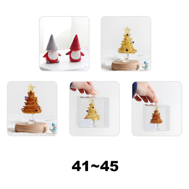 HolidayGlow™ - Creative Glass Christmas Ornaments for Festive Decor