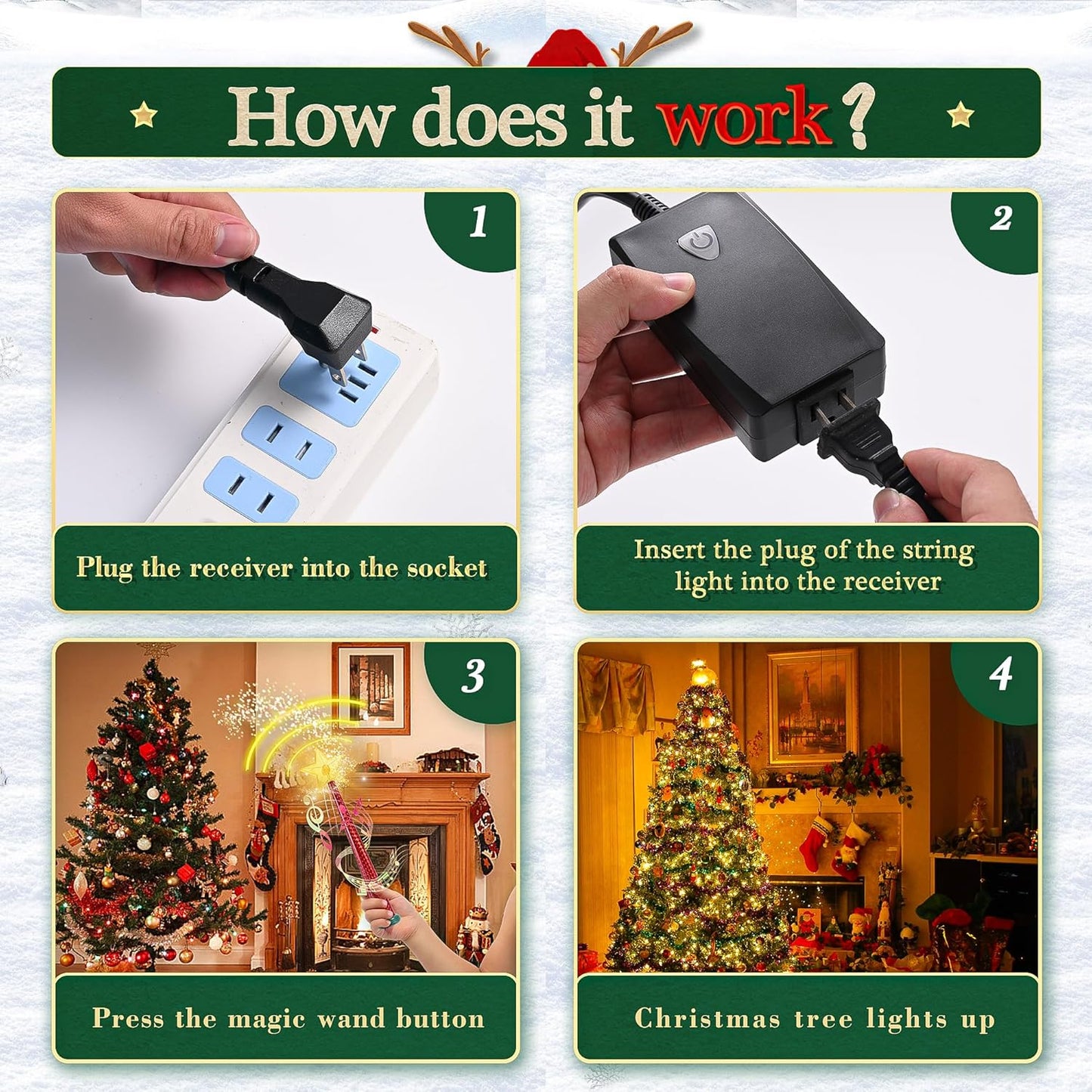 GlowWave™ - Wireless Magic Wand Christmas Light Controller