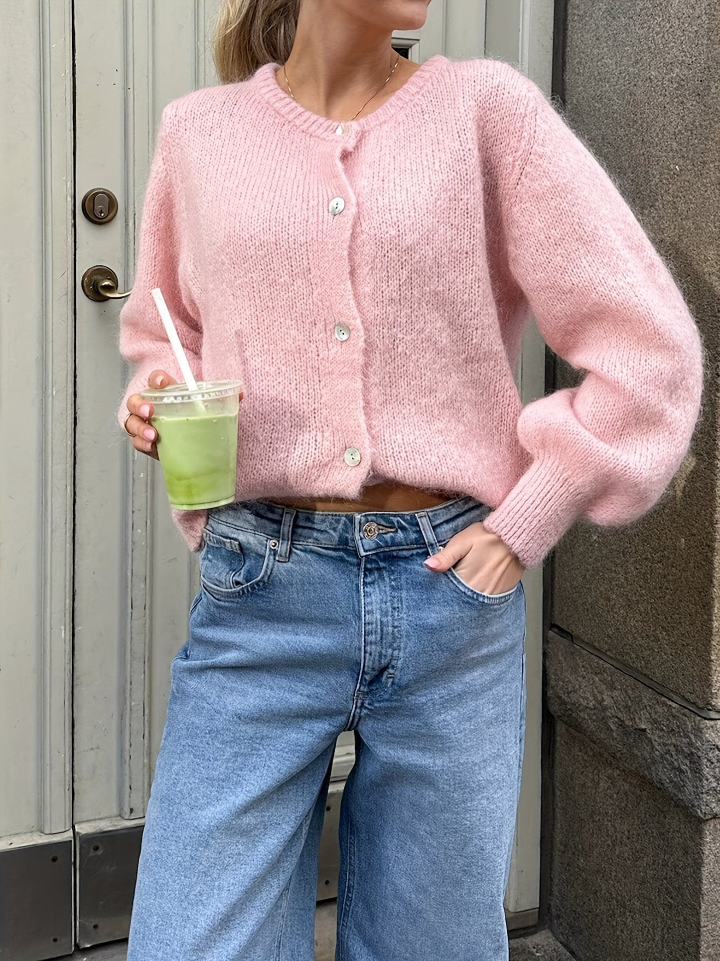 Soft Cashmere Knit Cardigan