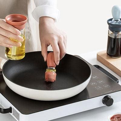 OlivaFlow™ - Olive Oil Dispenser & Brush Combo