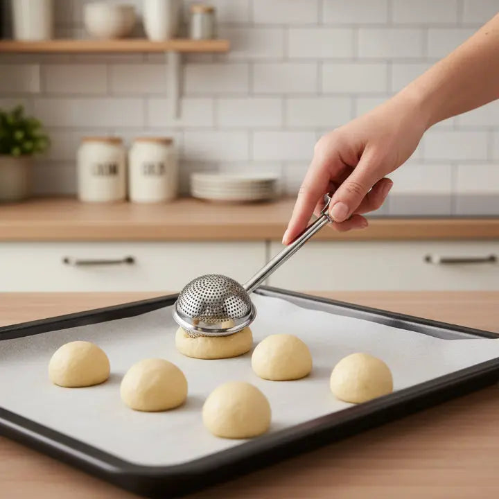 ChefEase™ - Stainless Steel Kitchen Scoop with Sieve
